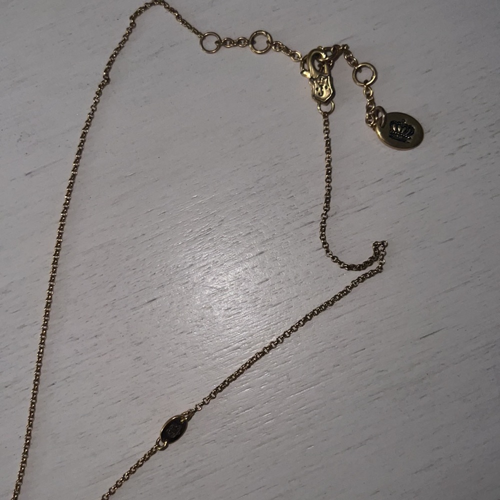 Juicy couture necklace with engagement ring charm - Picture 3 of 5